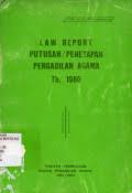 Law Report Putusan/Penetapan Pengadilan Agama th 1980